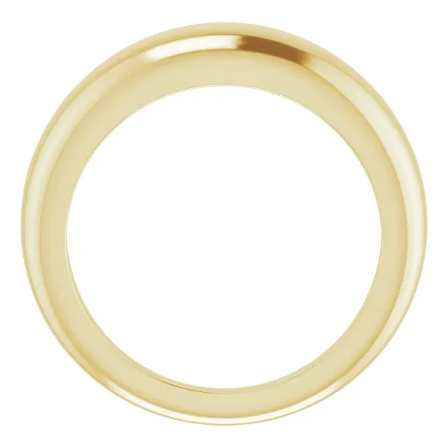 Petite Dome Wear Everyday Ring Solid 14K Yellow White Rose Gold or Silver 4 MM or 6 MM 302 Fine Jewelry Rings