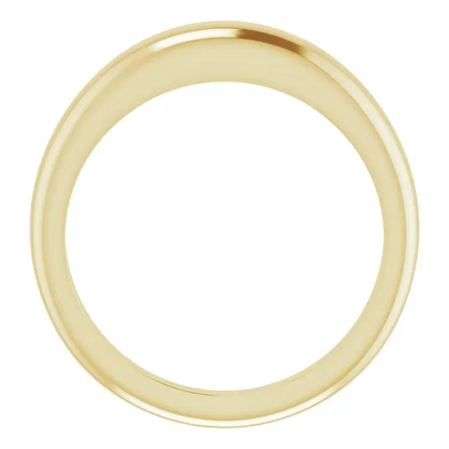 Petite Dome Wear Everyday Ring Solid 14K Yellow White Rose Gold or Silver 4 MM or 6 MM 302 Fine Jewelry Rings
