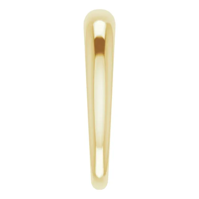 Petite Dome Wear Everyday Ring Solid 14K Yellow White Rose Gold or Silver 4 MM or 6 MM 302 Fine Jewelry Rings