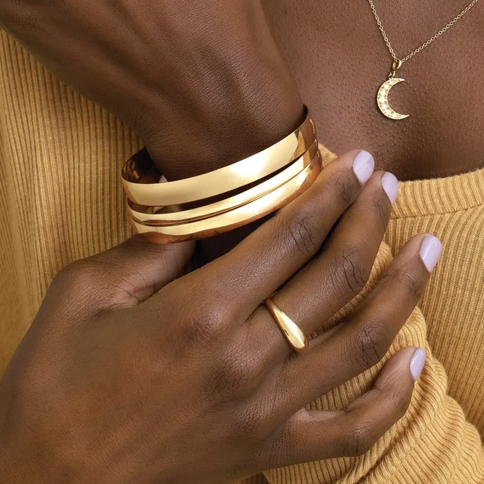 Petite Dome Wear Everyday Ring Solid 14K Yellow White Rose Gold or Silver 4 MM or 6 MM 302 Fine Jewelry Rings