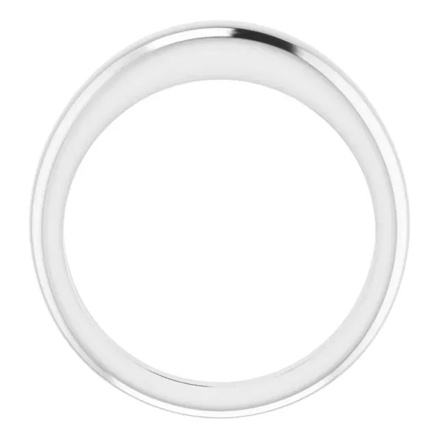 Petite Dome Wear Everyday Ring Solid 14K Yellow White Rose Gold or Silver 4 MM or 6 MM 302 Fine Jewelry Rings