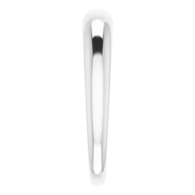Petite Dome Wear Everyday Ring Solid 14K Yellow White Rose Gold or Silver 4 MM or 6 MM 302 Fine Jewelry Rings