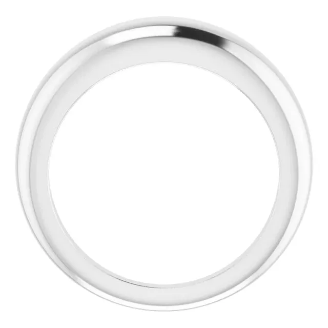 Petite Dome Wear Everyday Ring Solid 14K Yellow White Rose Gold or Silver 4 MM or 6 MM 302 Fine Jewelry Rings