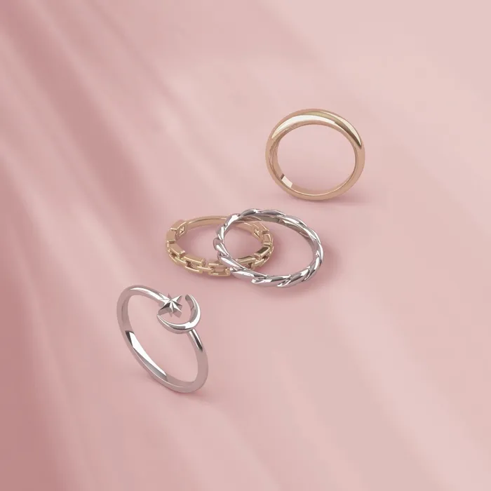Petite Dome Wear Everyday Ring Solid 14K Yellow White Rose Gold or Silver 4 MM or 6 MM 302 Fine Jewelry Rings