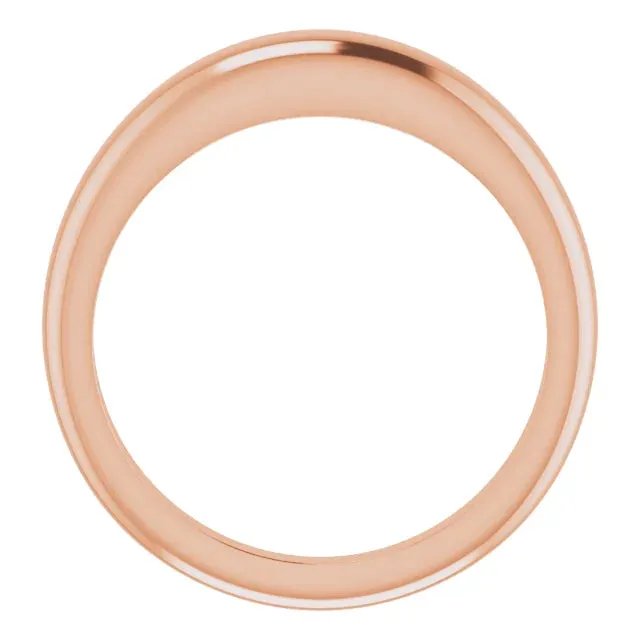 Petite Dome Wear Everyday Ring Solid 14K Yellow White Rose Gold or Silver 4 MM or 6 MM 302 Fine Jewelry Rings
