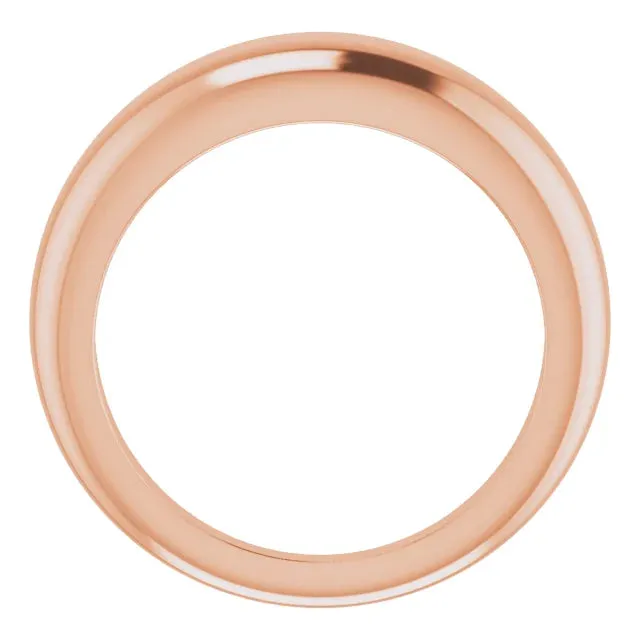 Petite Dome Wear Everyday Ring Solid 14K Yellow White Rose Gold or Silver 4 MM or 6 MM 302 Fine Jewelry Rings