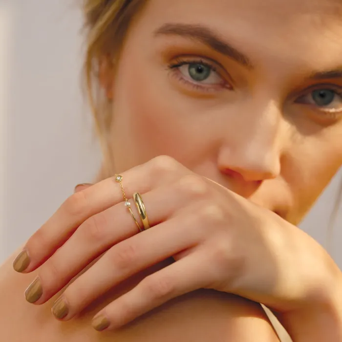 Petite Dome Wear Everyday Ring Solid 14K Yellow White Rose Gold or Silver 4 MM or 6 MM 302 Fine Jewelry Rings