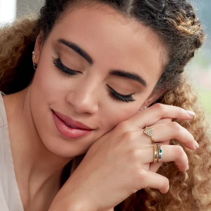 Petite Dome Wear Everyday Ring Solid 14K Yellow White Rose Gold or Silver 4 MM or 6 MM 302 Fine Jewelry Rings