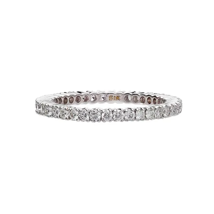 Prong White Diamond Band SETHI COUTURE Rings