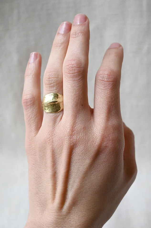 Ring No 01 Gold Eline Fach Rings