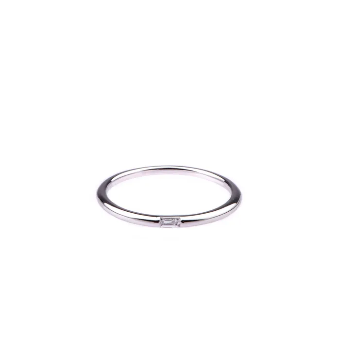 Rings Diamond Baguette Ring Vivien Frank Designs