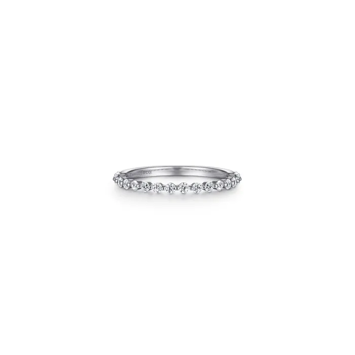 Rings GABRIEL CO Gabriel 14K White Gold 035ctw Diamond Wedding Band Rings GABRIEL CO Gabriel 14K White Gold 035ctw Diamond Wedding Band