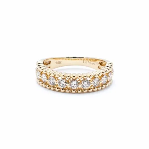Rings LeVian Honey Gold 23 ctw Single Row Diamond Ring LeVian