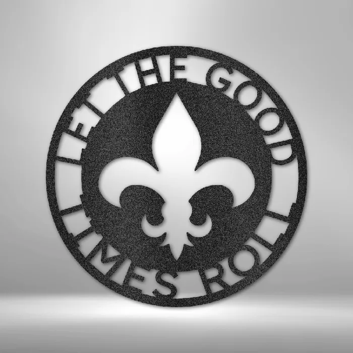 Rings Personalized Fleur De Lis Metal Ring Sign Monogram Sign Last Name Sign Name plaque Porch Sign New Orleans Sign St Louis Sign My Easy Monogram