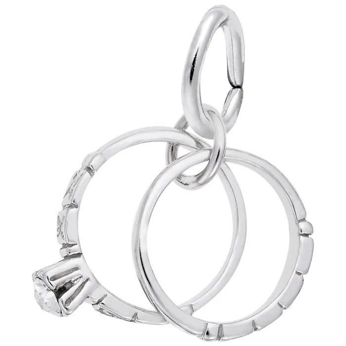 Rings REMBRANDT CHARMS Sterling Silver Wedding Rings