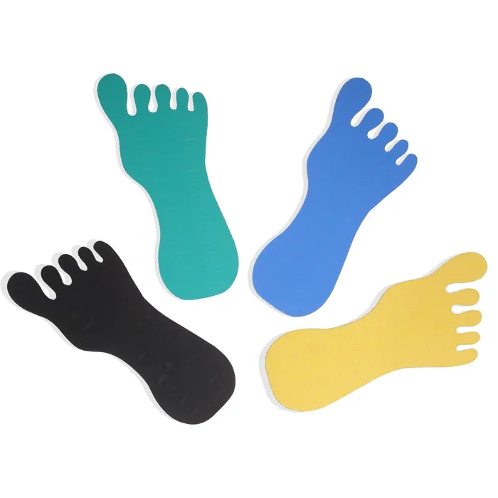 Rings Teeda STR024 Foot Shaped Toe Ring Foam Pad fits 24 Toe Rings