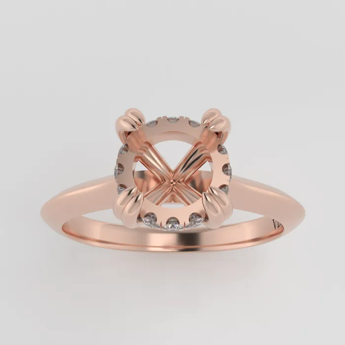 Rings The Eden 14k Rose Size 4 Stone SA33 Cinque Ring Box Custom Engraving 0 VENVS Rings The Eden 14k Rose Size 4 Stone SA33 Cinque Ring Box Custom Engraving 0 VENVS