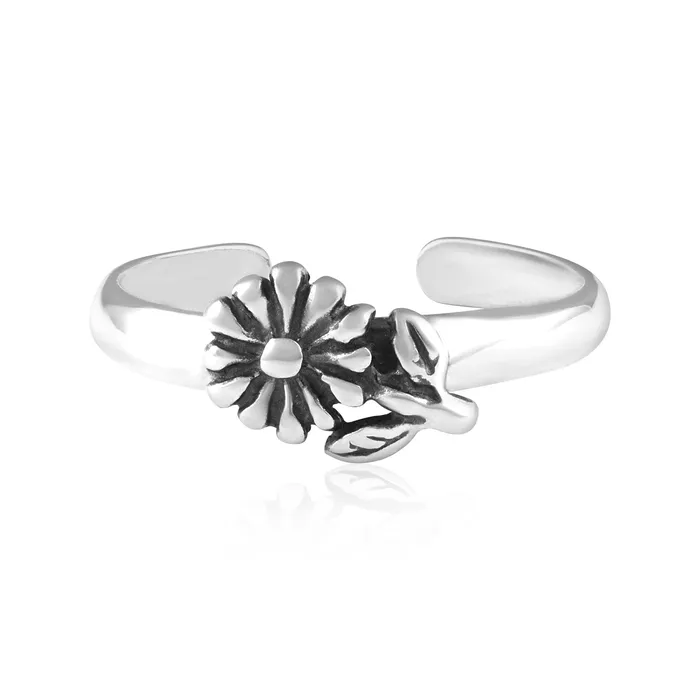 Rings TR3058 Flower Toe Ring Teeda
