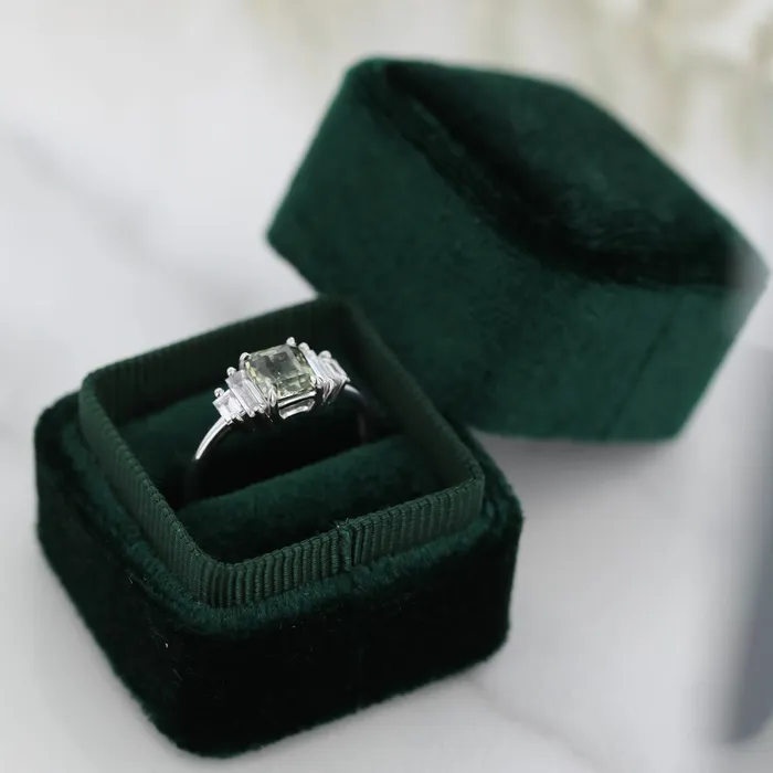 Rings VENVS The Aurora 14k White Size 7 Stone MOS163 Green Ring Box Custom Engraving O and A 75 Rings VENVS The Aurora 14k White Size 7 Stone MOS163 Green Ring Box Custom Engraving O and A 75