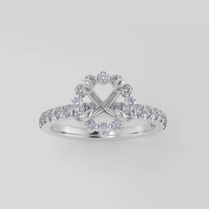 Rings VENVS The Cordelia Platinum White Size 6 Stone CLR67 Pink Ring Box Custom Engraving 0 Rings VENVS The Cordelia Platinum White Size 6 Stone CLR67 Pink Ring Box Custom Engraving 0