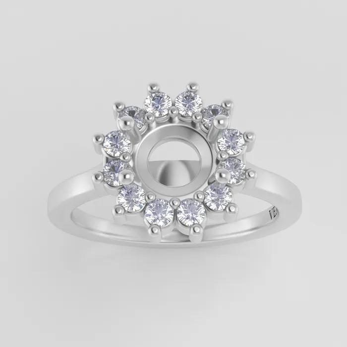 Rings VENVS The Soleil Platinum White Size 6 Stone OV1 Rainforest Ring Box Custom Engraving 0 Rings VENVS The Soleil Platinum White Size 6 Stone OV1 Rainforest Ring Box Custom Engraving 0