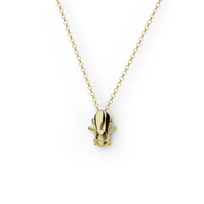 sciencejewelry1824 Necklaces drosophila necklace gold vermeil