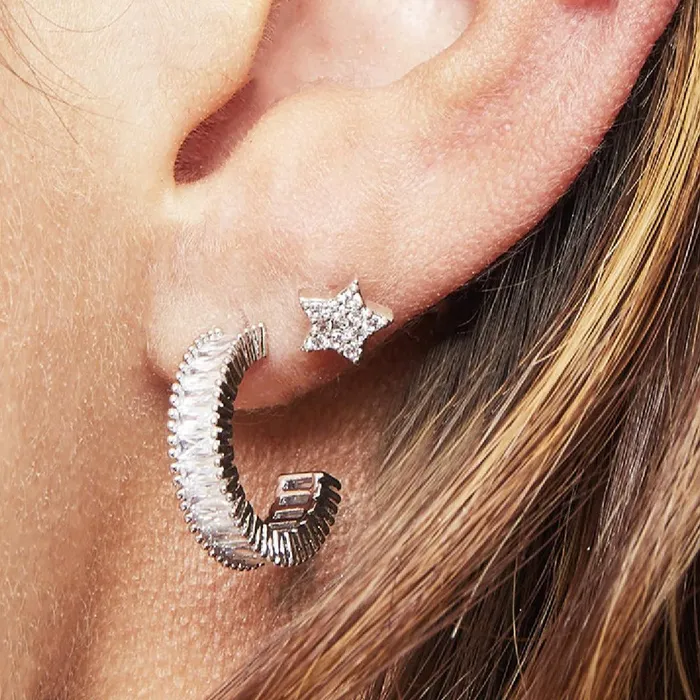 Seola Jewelry Earrings Classic Crystal Earrings