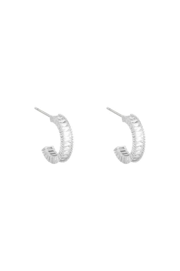 Seola Jewelry Earrings Classic Crystal Earrings