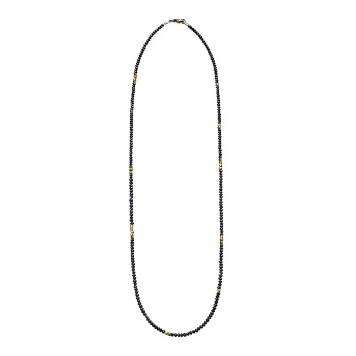 SETHI COUTURE Necklaces Noir Black Diamond and Gold Necklace