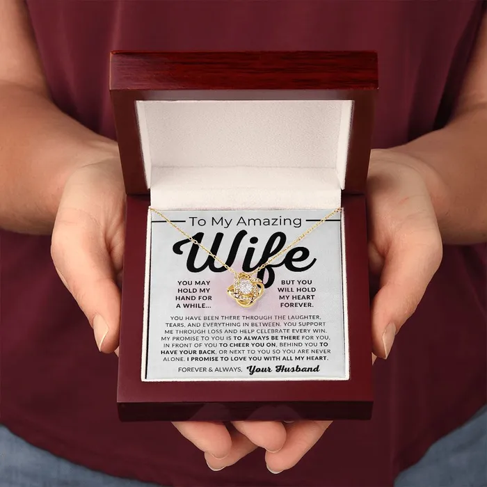 ShineOn Fulfillment My Promise To My Wife Necklace From Husband Christmas Gifts Birthday Present Wedding Anniversary Gift Valentines Day Necklaces