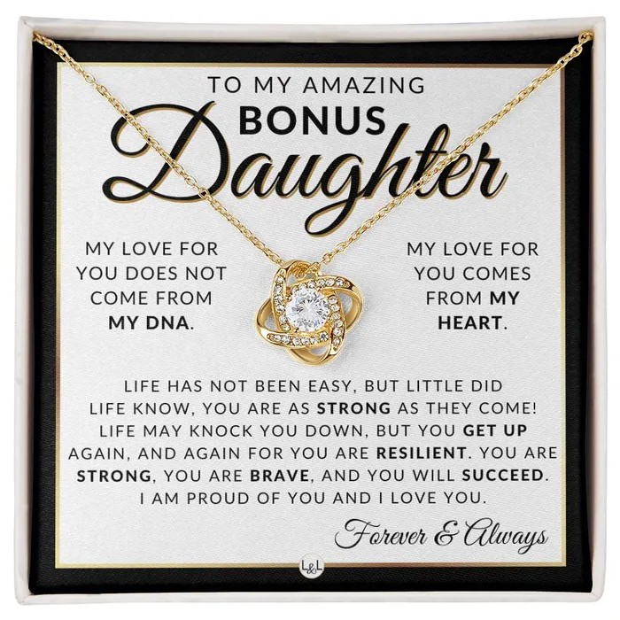 ShineOn Fulfillment Necklaces Bonus Daughter Gifts Life Has Not Been Easy Pendant Necklace Sentimental Keepsake Message For Bonus Daughter Great Christmas Gift Birthday Present or Graduation Surprise ShineOn Fulfillment Necklaces Bonus Daughter Gifts Life Has Not Been Easy Pendant Necklace Sentimental Keepsake Message For Bonus Daughter Great Christmas Gift Birthday Present or Graduation Surprise