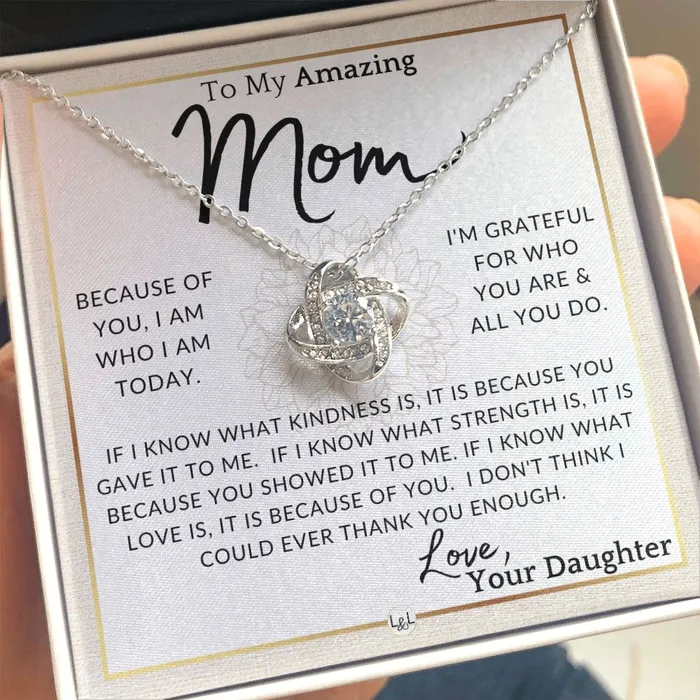 ShineOn Fulfillment Necklaces Gift for Mom All You Do To My Mother From Daughter A Beautiful Womens Pendant Necklace Great For Mothers Day Christmas or Her Birthday