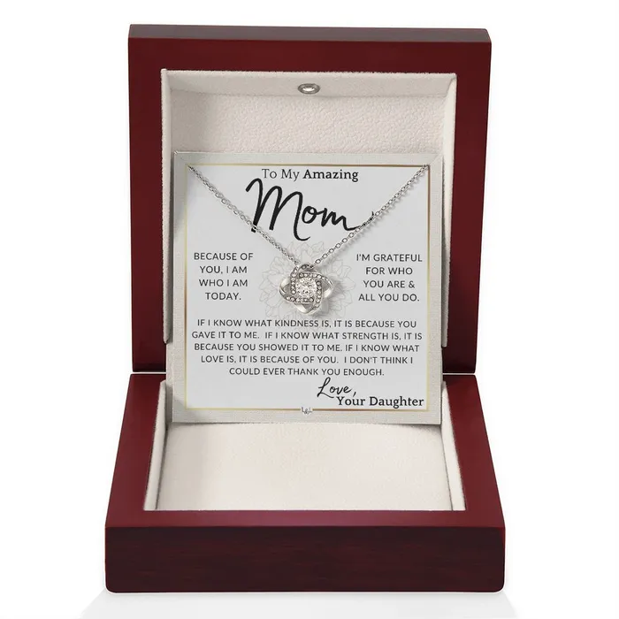 ShineOn Fulfillment Necklaces Gift for Mom All You Do To My Mother From Daughter A Beautiful Womens Pendant Necklace Great For Mothers Day Christmas or Her Birthday