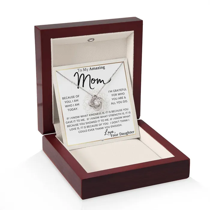 ShineOn Fulfillment Necklaces Gift for Mom All You Do To My Mother From Daughter A Beautiful Womens Pendant Necklace Great For Mothers Day Christmas or Her Birthday