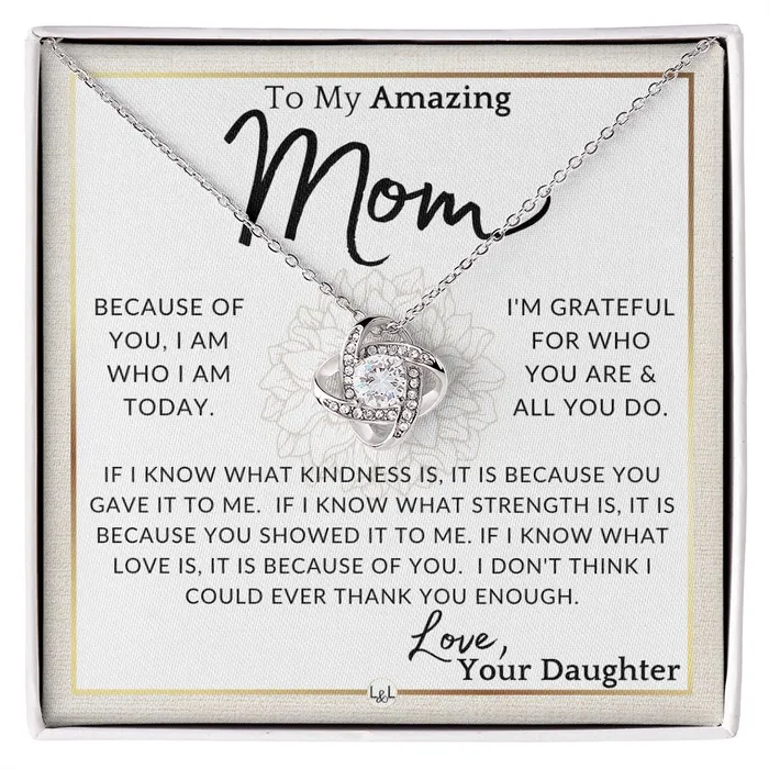 ShineOn Fulfillment Necklaces Gift for Mom All You Do To My Mother From Daughter A Beautiful Womens Pendant Necklace Great For Mothers Day Christmas or Her Birthday