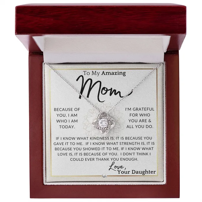 ShineOn Fulfillment Necklaces Gift for Mom All You Do To My Mother From Daughter A Beautiful Womens Pendant Necklace Great For Mothers Day Christmas or Her Birthday