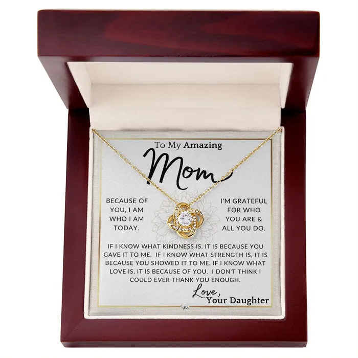 ShineOn Fulfillment Necklaces Gift for Mom All You Do To My Mother From Daughter A Beautiful Womens Pendant Necklace Great For Mothers Day Christmas or Her Birthday