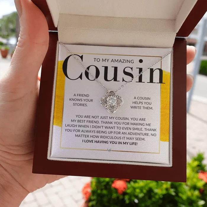 ShineOn Fulfillment Necklaces Gift For My Amazing Female Cousin Pendant Necklace Present For Girl Cousin Great For Christmas Her Birthday Or As An Encouragement Gift