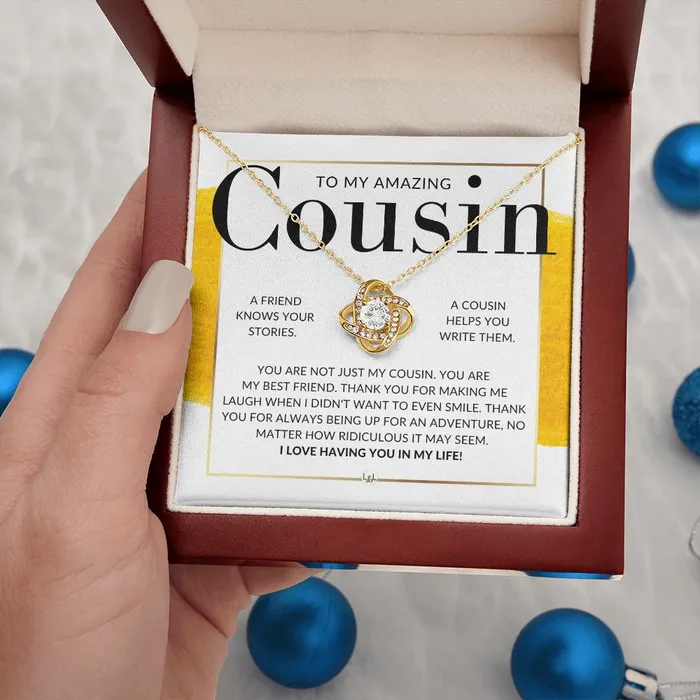 ShineOn Fulfillment Necklaces Gift For My Amazing Female Cousin Pendant Necklace Present For Girl Cousin Great For Christmas Her Birthday Or As An Encouragement Gift