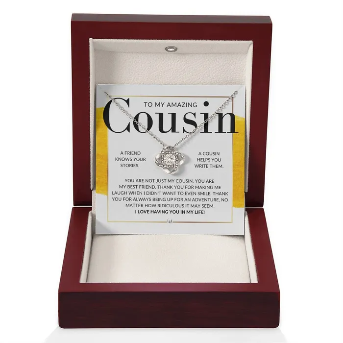 ShineOn Fulfillment Necklaces Gift For My Amazing Female Cousin Pendant Necklace Present For Girl Cousin Great For Christmas Her Birthday Or As An Encouragement Gift
