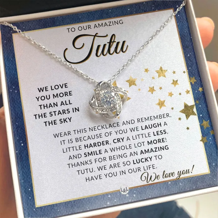 ShineOn Fulfillment Necklaces Our Tutu Gift Meaningful Necklace Great For Mothers Day Christmas Her Birthday Or As An Encouragement Gift