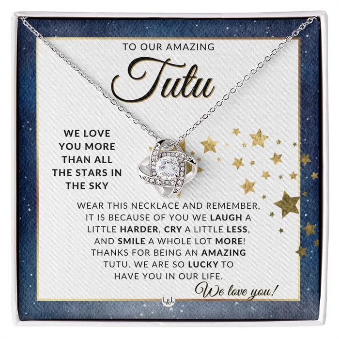 ShineOn Fulfillment Necklaces Our Tutu Gift Meaningful Necklace Great For Mothers Day Christmas Her Birthday Or As An Encouragement Gift