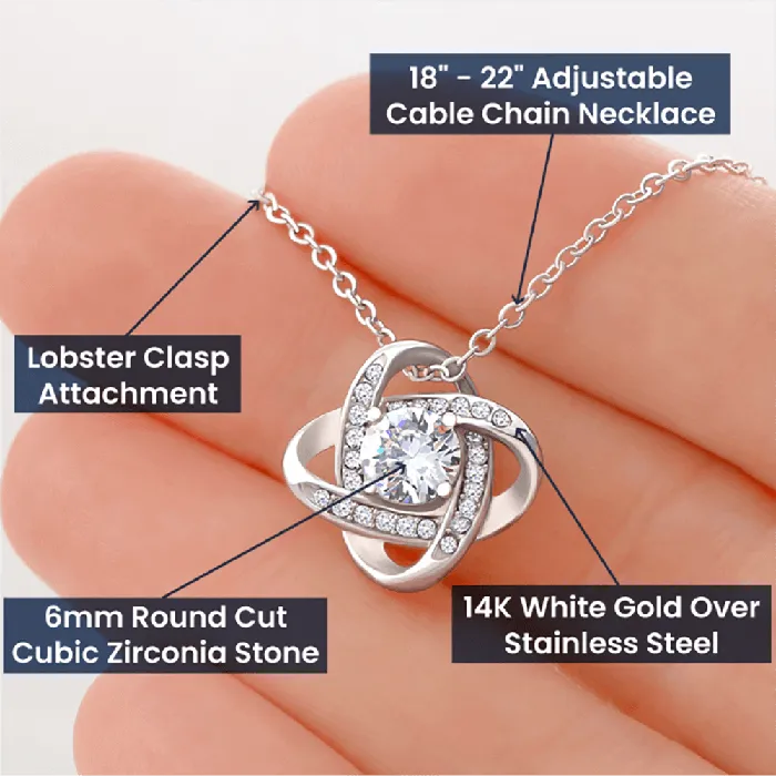ShineOn Fulfillment Necklaces To My Amazing Madre Love Knot Pendant Necklace The Perfect Gift for Your Mardre