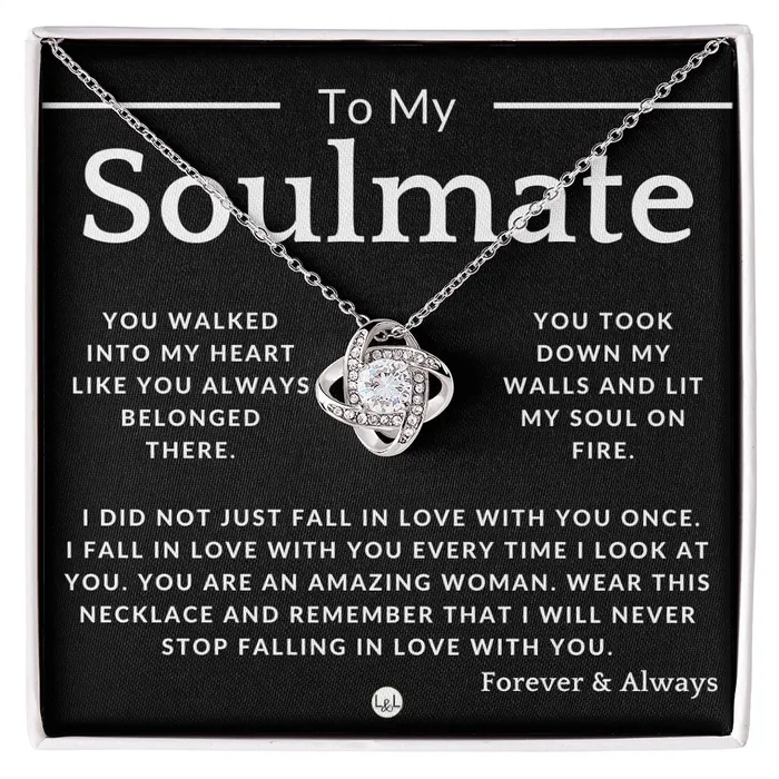ShineOn Fulfillment Necklaces You Walked Into My Heart A Sentimental Romantic Gift for Her