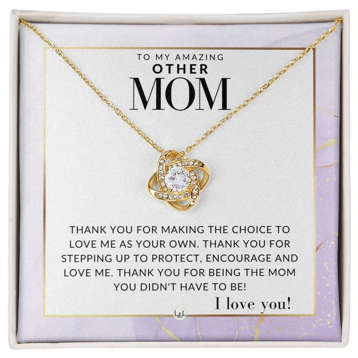 ShineOn Fulfillment Other Mom Gift Thank You Present for Stepmom Bonus Mom Second Mom Unbiological Mom or Other Mom Great For Mothers Day Christmas Her Birthday Or As An Encouragement Gift Necklaces ShineOn Fulfillment Other Mom Gift Thank You Present for Stepmom Bonus Mom Second Mom Unbiological Mom or Other Mom Great For Mothers Day Christmas Her Birthday Or As An Encouragement Gift Necklaces