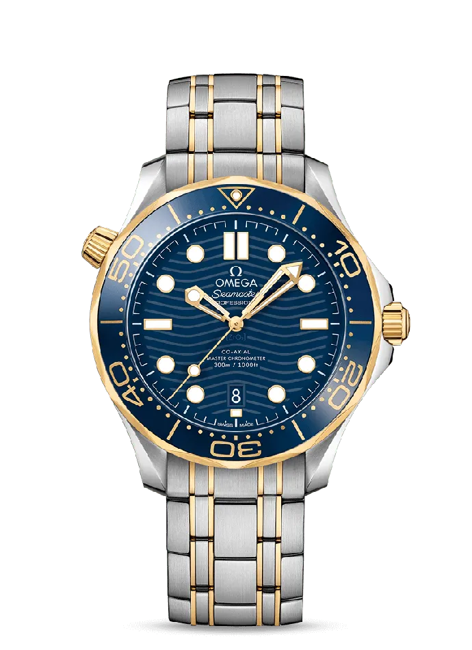 Smith and Bevill Jewelers Earrings Omega Seamaster 300M 18KSteel 21020422003001 Smith and Bevill Jewelers Earrings Omega Seamaster 300M 18KSteel 21020422003001