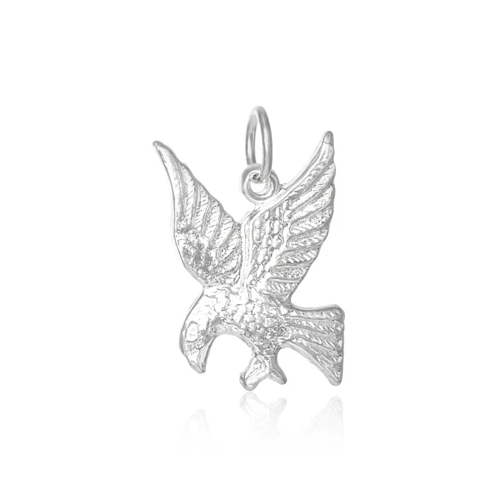 Teeda Charm Necklaces P3530 Eagle Hawk Falcon Bird Charm