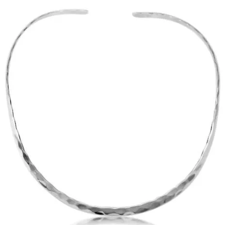 Teeda OCH045 Open Choker Hammered 45mm Rings