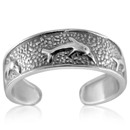 Teeda Rings TR2240 Dolphin Toe Ring