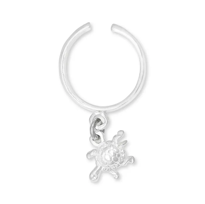 Teeda TRC1070 Turtle Charm Toe Ring Rings